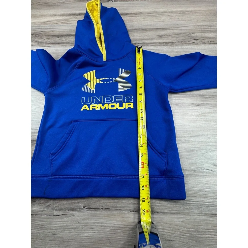 Under Armour Kids Royal Blue ColdGear Hoodie Youth Size YSM‎